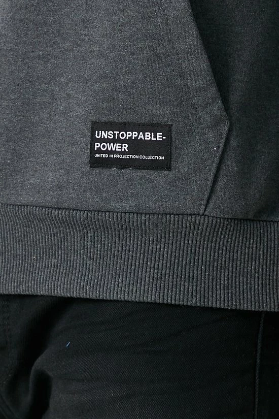 Merkloos Comeor Hoodie Heren - Donker Grijs - Dun - XL 3 Merkloos Comeor Hoodie Heren - Donker Grijs - Dun - XL - Afbeelding 3