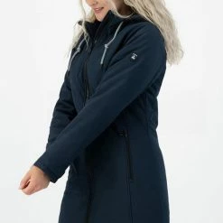 Kjelvik Dames Winterjas - Softshell Parka Dames - Tina - Blauw - Maat 46 -Mushie  winkel 550x830 3