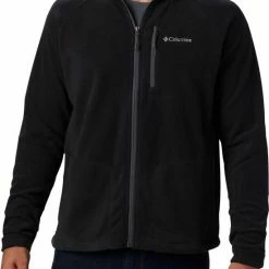 Columbia Fast Trek II Jacket - Fleece Vest Heren Volwassenen - Sluiting En Zakken Met Rits - Outdoorvest - Zwart - Maat M -Mushie  winkel 550x831